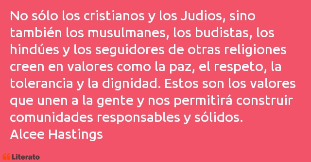 Frases de Alcee Hastings