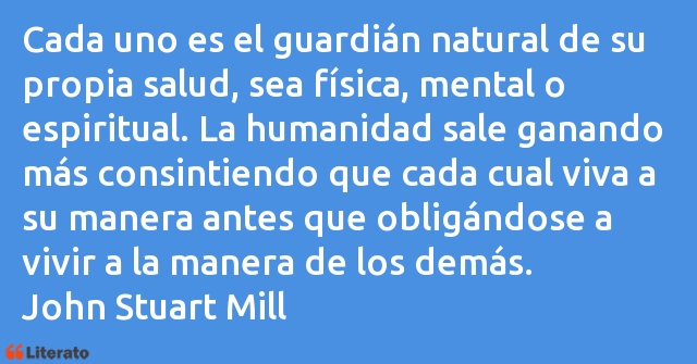 Frases de John Stuart Mill