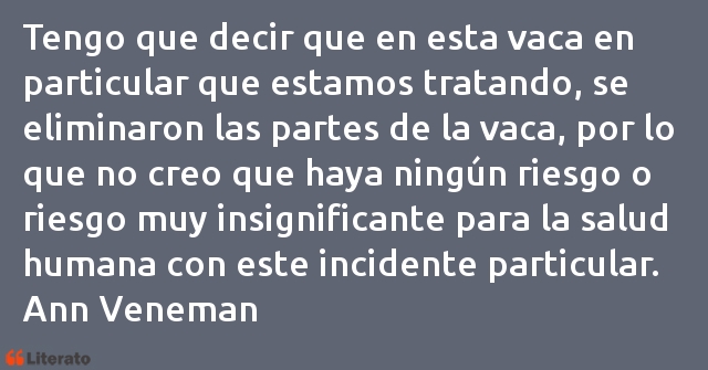 Frases de Ann Veneman