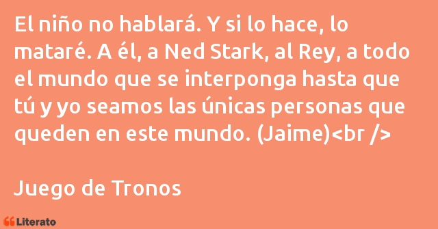 Frases de Juego de Tronos