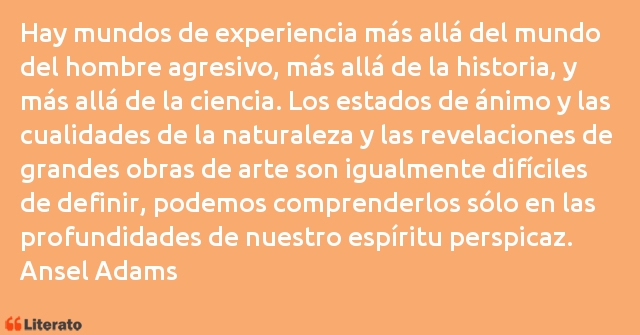 Frases de Ansel Adams