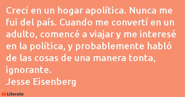 Frases de Jesse Eisenberg