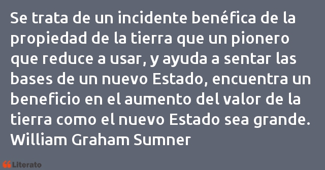 Frases de William Graham Sumner