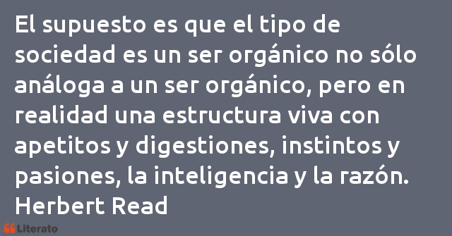 Frases de Herbert Read