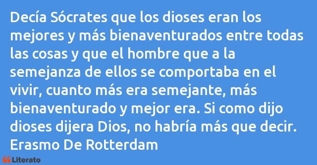 Frases de Erasmo De Rotterdam