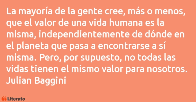 Frases de Julian Baggini