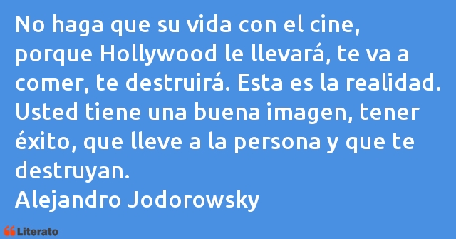 Frases de Alejandro Jodorowsky