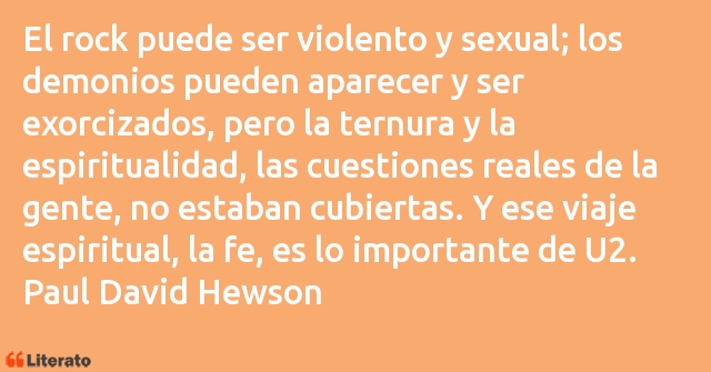 Frases de Paul David Hewson