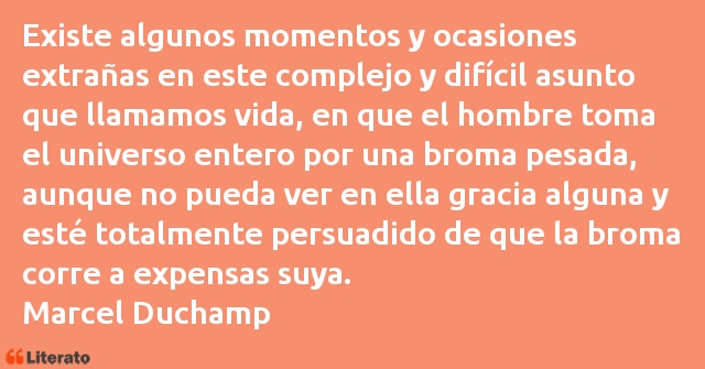 Frases de Marcel Duchamp