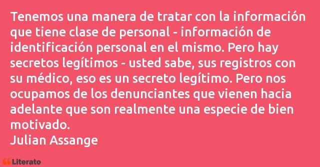 Frases de Julian Assange