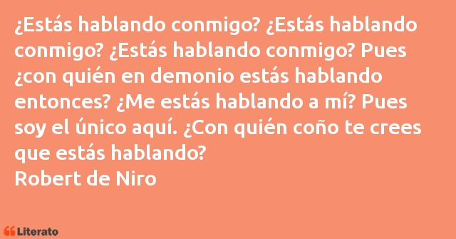 Frases de Robert de Niro