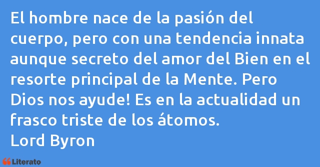 Frases de Lord Byron