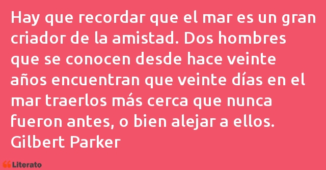 Frases de Gilbert Parker