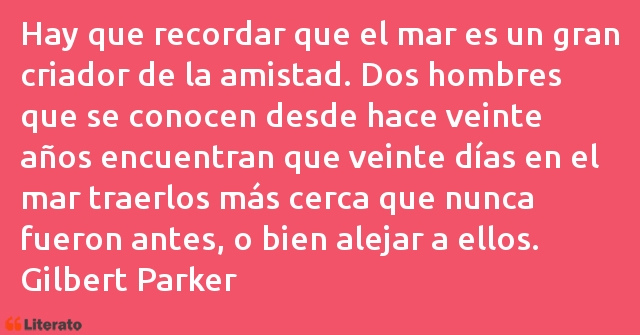 Frases de Gilbert Parker