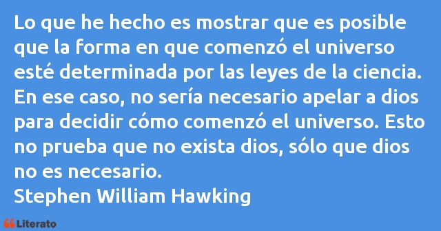 Frases de Stephen William Hawking