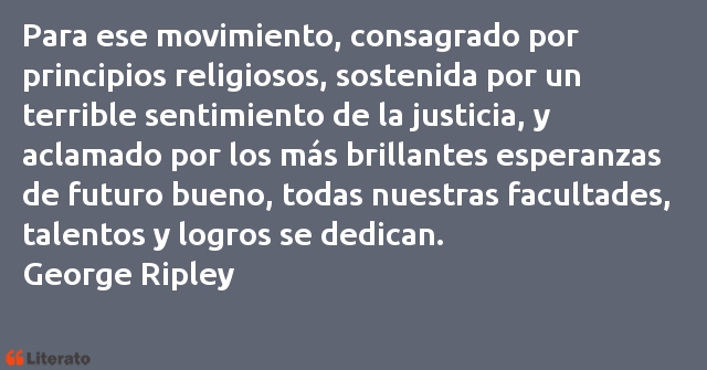 Frases de George Ripley