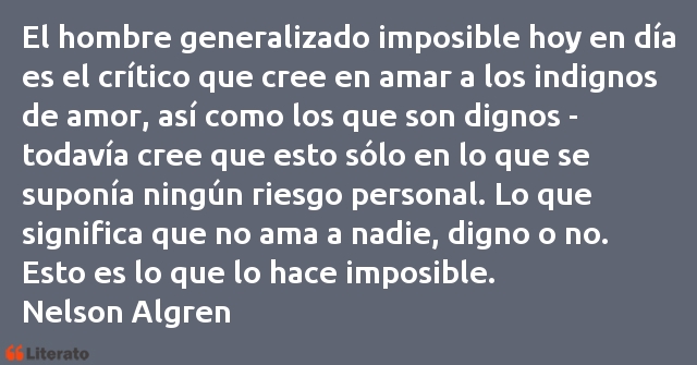 Frases de Nelson Algren