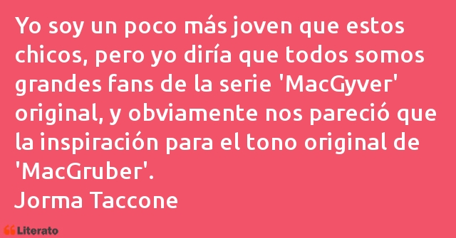 Frases de Jorma Taccone