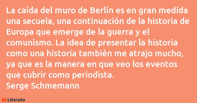 Frases de Serge Schmemann