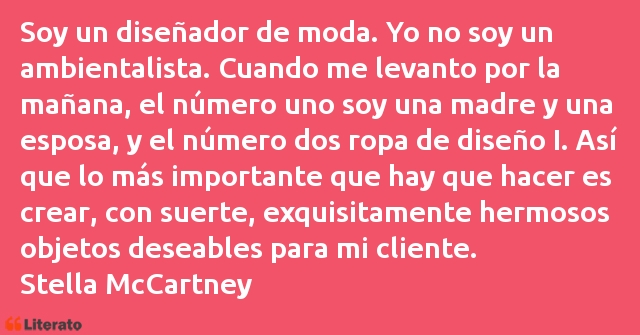 Frases de Stella McCartney