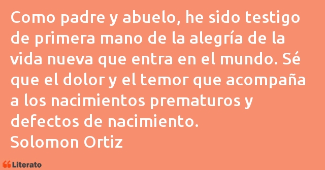 Frases de Solomon Ortiz