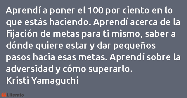 Frases de Kristi Yamaguchi