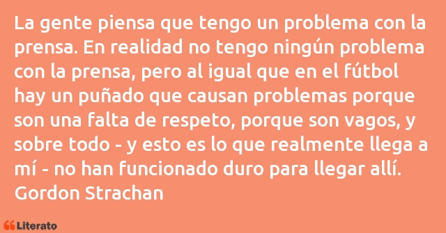 Frases de Gordon Strachan