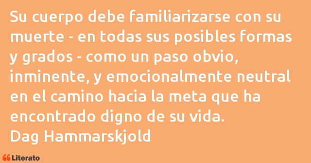 Frases de Dag Hammarskjold