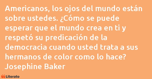 Frases de Josephine Baker