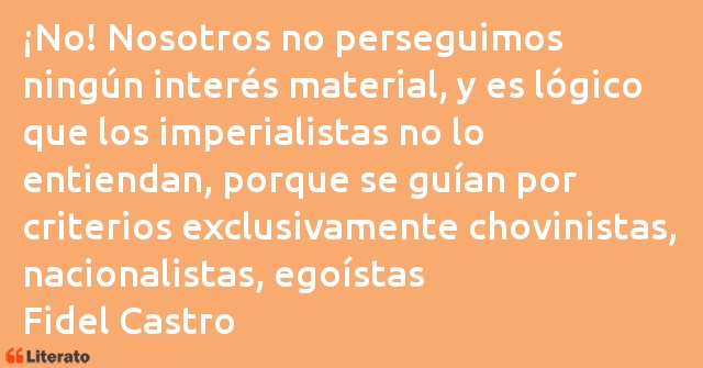 Frases de Fidel Castro