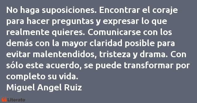 Frases de Miguel Angel Ruiz