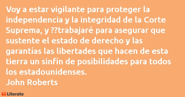 Frases de John Roberts