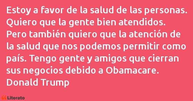 Frases de Donald Trump