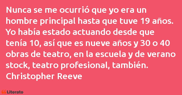 Frases de Christopher Reeve