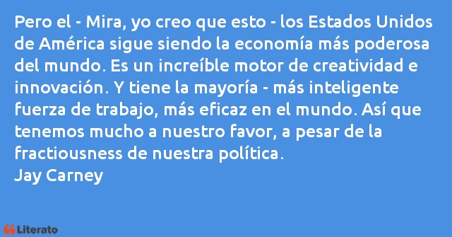 Frases de Jay Carney