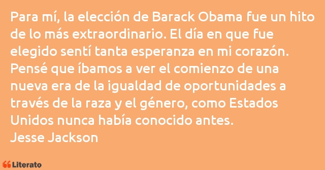 Frases de Jesse Jackson