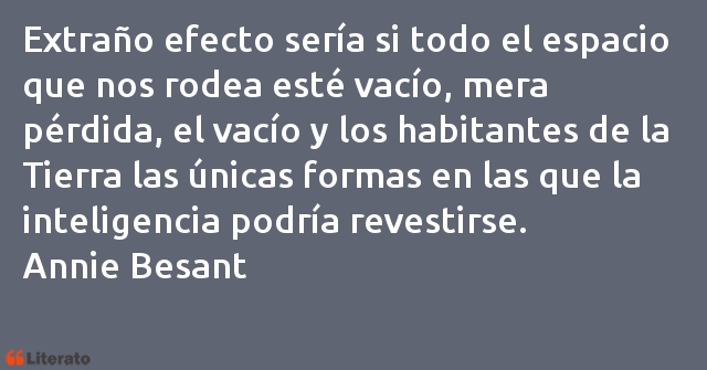 Frases de Annie Besant