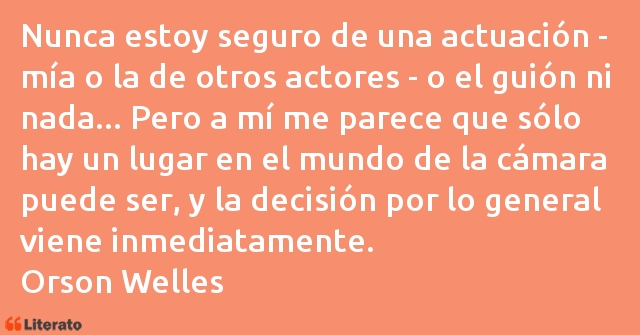 Frases de Orson Welles