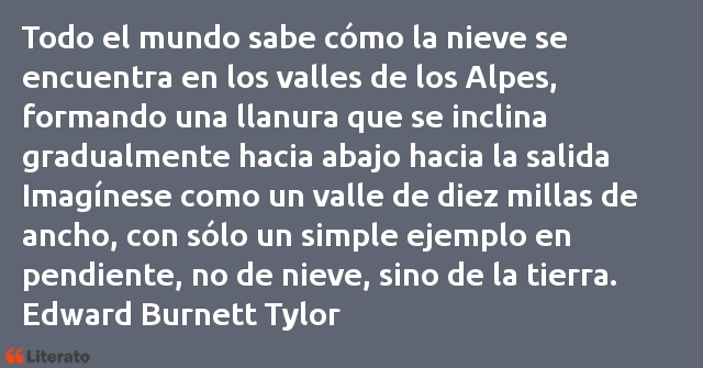 Frases de Edward Burnett Tylor