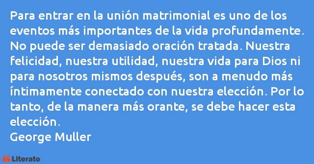 Frases de George Muller