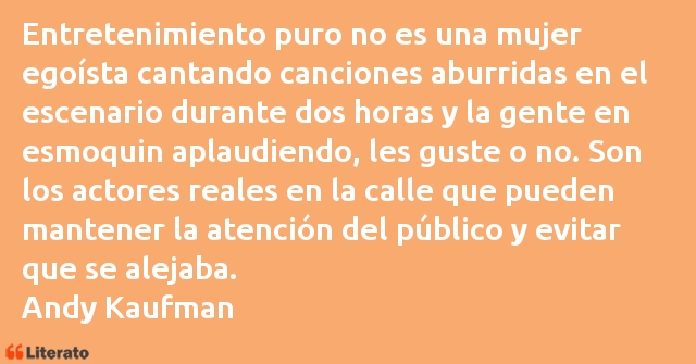 Frases de Andy Kaufman
