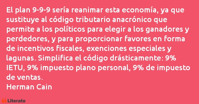 Frases de Herman Cain