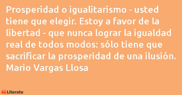 Frases de Mario Vargas Llosa