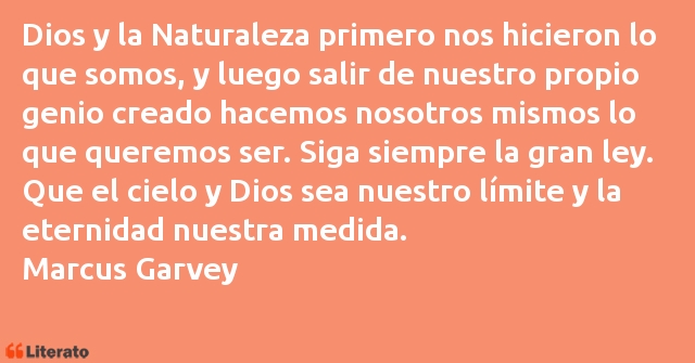 Frases de Marcus Garvey