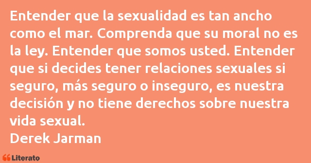 Frases de Derek Jarman