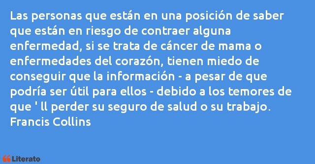 Frases de Francis Collins