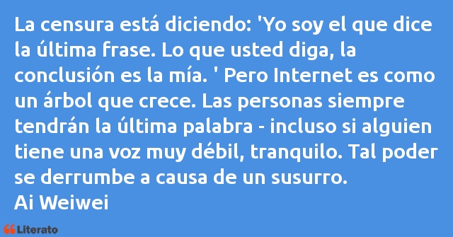 Frases de Ai Weiwei