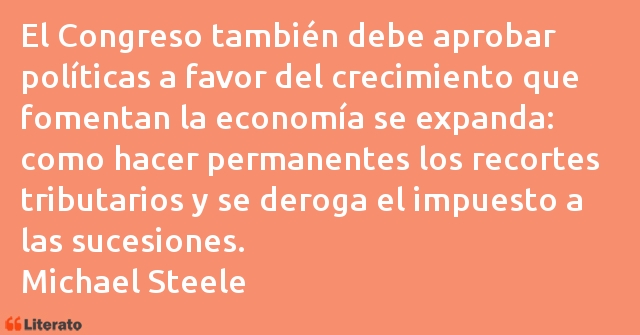 Frases de Michael Steele