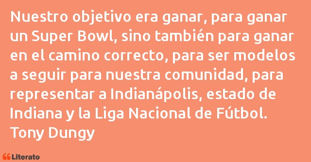 Frases de Tony Dungy