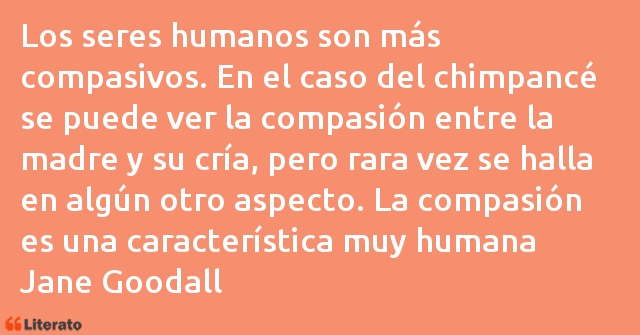 Frases de Jane Goodall